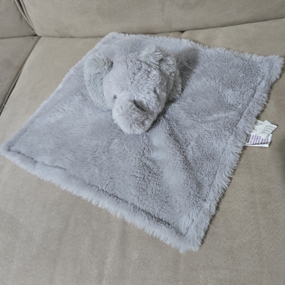 Parent's Choice Gray Elephant 12" Plush Security Blanket